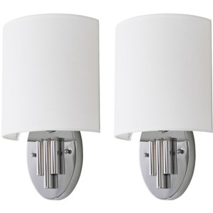 Darlene Wall Sconce (Set of 2) - LIT4411 - Chrome - Safavieh - 1 of 2