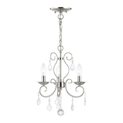 Livex Lighting Donatella 3 - Light Chandelier in  Brushed Nickel