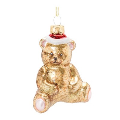 Melrose Glass Teddy Bear Ornament (Set of 12)