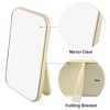 Unique Bargains Foldable Makeup Mirror Dressing Desk Bedroom Travel Portable Mirror for Girl Women - 3 of 4