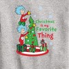 Boys' - The Cat in the Hat - Christmas Is A Family Thing Graphic Long Sleeve Fleece Sweatshirt - 2 of 4
