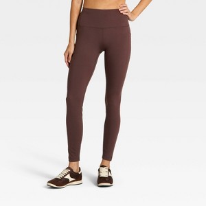 Women's High-Rise Fleece Lined Winter Leggings - All In Motion™ - 1 of 4