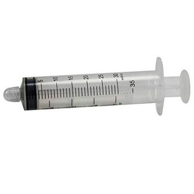 BD Hypodermic Plastic Syringe 20cc with Luer-Lok Tip, Sterile, 48 Count