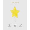 Tree Nest Glittered 3D Star Battery Operated Christmas Tree Topper, Gold - 4 of 4