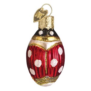 Old World Christmas Blown Glass Ornament for Christmas Tree, Lucky Ladybug - 1 of 4