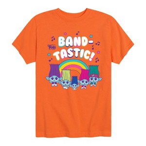 Boys' - Trolls - Band-Tastic Branch and Brothers Short Sleeve Graphic T-Shirt - 1 of 4