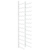 vidaXL Wall Mounted Wine Rack for 36 Bottles White Iron - 2 of 4