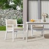 Christopher Knight Home Aurora Rustic Outdoor Rope Weave Acacia Wood Dining Chairs (Set of 2) - 2 of 4