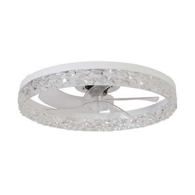 VYNXARIA Elegant Acrylic Ceiling Fan Light ¨C Modern Flush Mount Design for Home