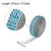 Unique Bargains Self-Adhesive DIY Crafts Decorations Crystal Rhinestone Diamond Ribbon 3 Rolls - 2 of 4