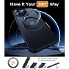 TORRAS iPhone 15 Pro Max UPRO Ostand Pro Shockproof MagSafe Compatible Military-Grade Case With 360°Rotatable Magnetic Ring - Black - 3 of 4