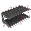NicBex Rectangle/Square Solid Wood Coffee Table with Storage Unique Center Table for Apartment Living Room - 2 of 4