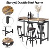 Bar Table and Chairs Set - 4 of 4