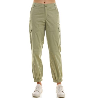 Derek Heart Womens Mid Rise Cargo Jogger