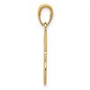 Black Bow Jewelry 14k Yellow Gold Polished #1 Dad Pendant, 20mm - 2 of 4
