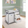 Badger Basket Modern Baby Changing Table with Hamper and 3 Baskets - 2 of 4