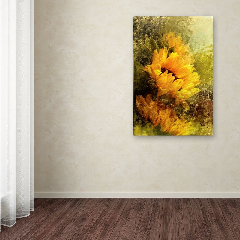 Trademark Fine Art -Jai Johnson 'Impressionist Sunflowers' Canvas Art, 3 of 4