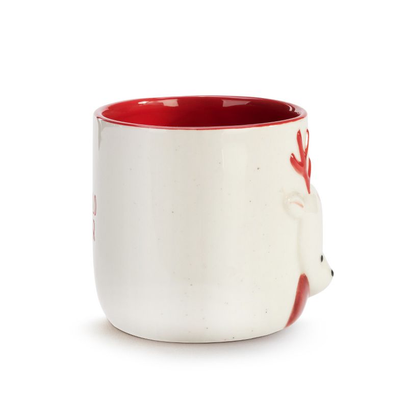 DEMDACO Ceramic Reindeer Mug, 4 of 5
