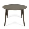 CAVINAS 47.25 Inch Round Patio Table,Outdoor Acacia Wood Dining Table with Slat Design,Patio Dining Table for 4,Weather Resistant - 2 of 4