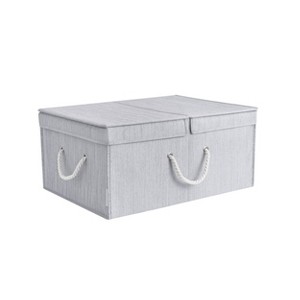 WeThinkStorage 65L Foldable Organizing Storage Bin with Double Lids - 1 of 4
