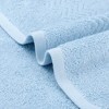Unique Bargains Corrugated Texture Pure Cotton High Water Absorption Hand Towels 13" x 30" 2 Pcs - 4 of 4