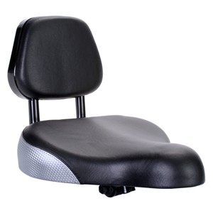 Sunlite Backrest Saddle - Black Synthetic Material Rail Steel Unisex - 1 of 1