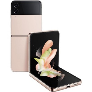 Refurbished: Samsung Galaxy Z Flip4 (2022) - 128GB, Unlocked All Carriers - Pink Gold - Refurbished - 1 of 3