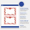 Avery Postcards, 4" x 6", Gold-Pink Bow, Matte, 20ct - 3 of 4