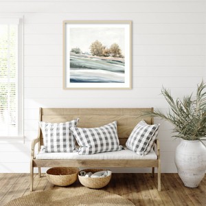 Amanti Art Blue Still Trees by Jacob Q Framed Wall Art Print - 1 of 4