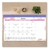 Watercolors Monthly Desk Pad Calendar, Butterfly Artwork, 17.75 x 11, White Sheets, Purple Binding, 12-Month (Jan-Dec): 2025 - 4 of 4