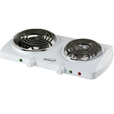 Brentwood 1000 Watt Single Electric Burner In Black : Target