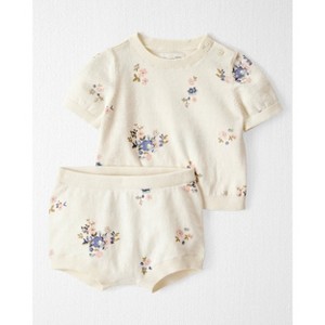 Little Planet by Carter's Organic Baby Girls' Sweater Set - 1 of 3