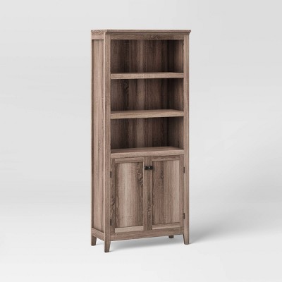 Carson 5 shelf 2024 bookcase with doors