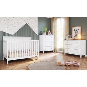 Child Craft Orbit Crib, Dresser and Chest Nursery Set, 3-Piece, Includes 4-in-1 Convertible Crib, Dresser and Chest - 1 of 4