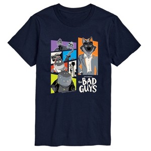 Men's - The Bad Guys - Mr. Wolf and Friends Collage Short Sleeve Graphic T-Shirt - 1 of 4