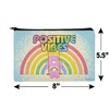 Care Bears Cheer Bear Positive Vibes Makeup Cosmetic Bag Organizer Pouch - 4 of 4