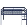 YOOCOZZ Twin Size Low Loft Bed with Ladder - 3 of 4