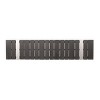 Modern Ourdoor Wood Bench with Faux Wood Slats Assembly required-Christopher Knight Home - 3 of 4