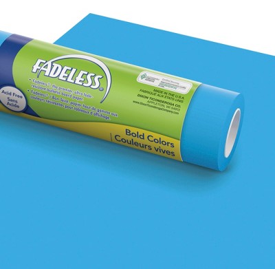 Fadeless Paper Roll, Brite Blue, 24 Inches X 60 Feet : Target