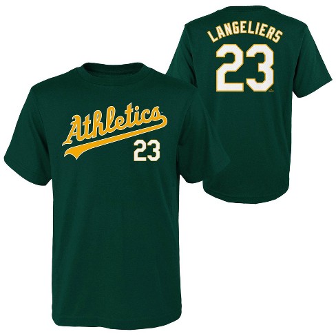 Youth White/Green Oakland Athletics Game Day Jersey T-Shirt