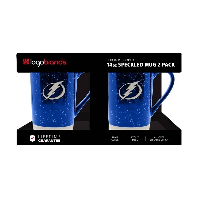 NHL Tampa Bay Lightning 14oz Speckled Mug - 2pk