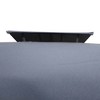 Resenkos Outdoor Garden Gazebo, Sunshade Gazebo Canopy,10' x 13' Double Roof Outdoor Gazebo Canopy Shelter with Screen Decorate Corner Frame, Gray - 3 of 4