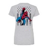 Women's - Marvel - Spider-man USA Flag Fitted Graphic T-Shirt - 2 of 3