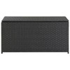 vidaXL Patio Storage Box Poly Rattan 39.3"x19.6"x19.6" Black - 2 of 4