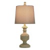 Gilda Table Lamp Distressed Gray/Cream - StyleCraft - 2 of 4