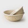 Mela Artisans Painted Bowls in Yellow - 3 of 4