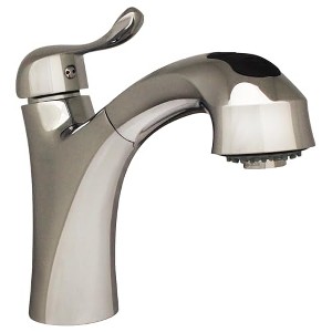 ALFI Jem Collection Single Hole/Single Lever Handle Faucet with a Pull Out Spray Head - 1 of 2