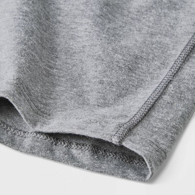 Cat & Jack Kids' Adaptive 2pk Short Sleeve Undershirt with Abdominal Access - Cat & Jack™ Gray/White M: Sensory Friendly, Relaxed Fit, Tagless — фото 5