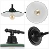 12" 1-Light Bonner Farmhouse Industrial Iron LED Victorian Arm Outdoor Sconce - JONATHAN Y - 2 of 4