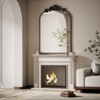 BEAUTYPEAK Vanity Wall Mirror Decorative Vintage Arched Bathroom Mirror Classic Designed Mirror - 4 of 4